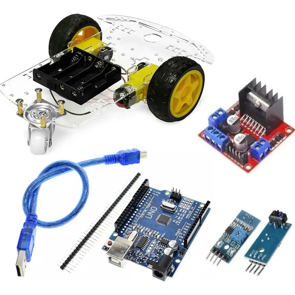 CLCU Smart Car 2-Wheel Kit Wit - đánh giá và giá L298N Module