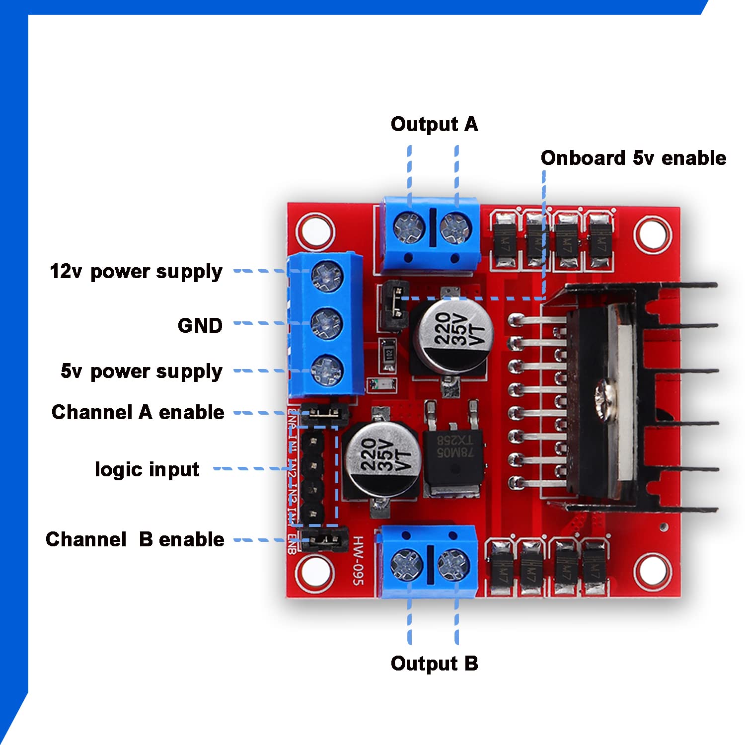 L298N Motor Drive Controller B - đánh giá và giá Motor Driver L298N