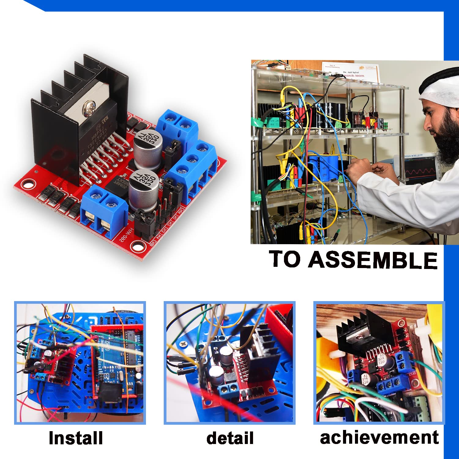 L298N Motor Drive Controller B - đánh giá và giá Motor Driver L298N