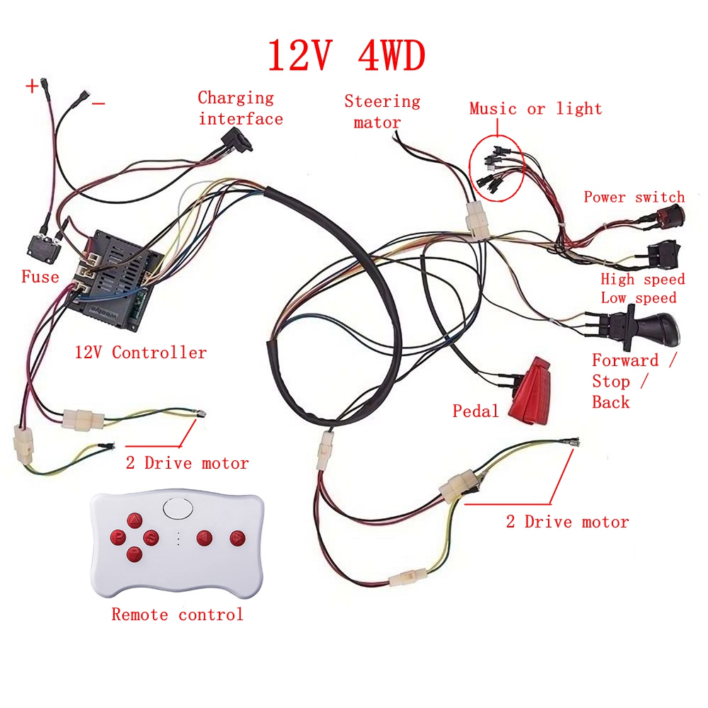 Trẻ Em Xe Ô Tô Điện DIY Sửa Đổ - đánh giá và giá Robot Car Kit