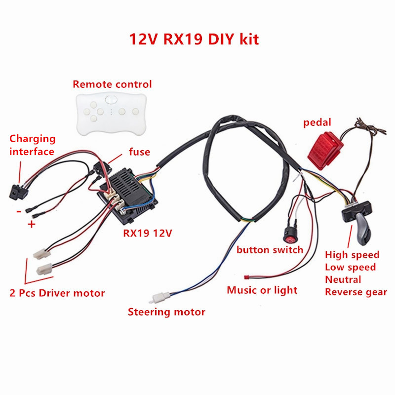 Trẻ Em Xe Ô Tô Điện DIY Sửa Đổ - đánh giá và giá Robot Car Kit