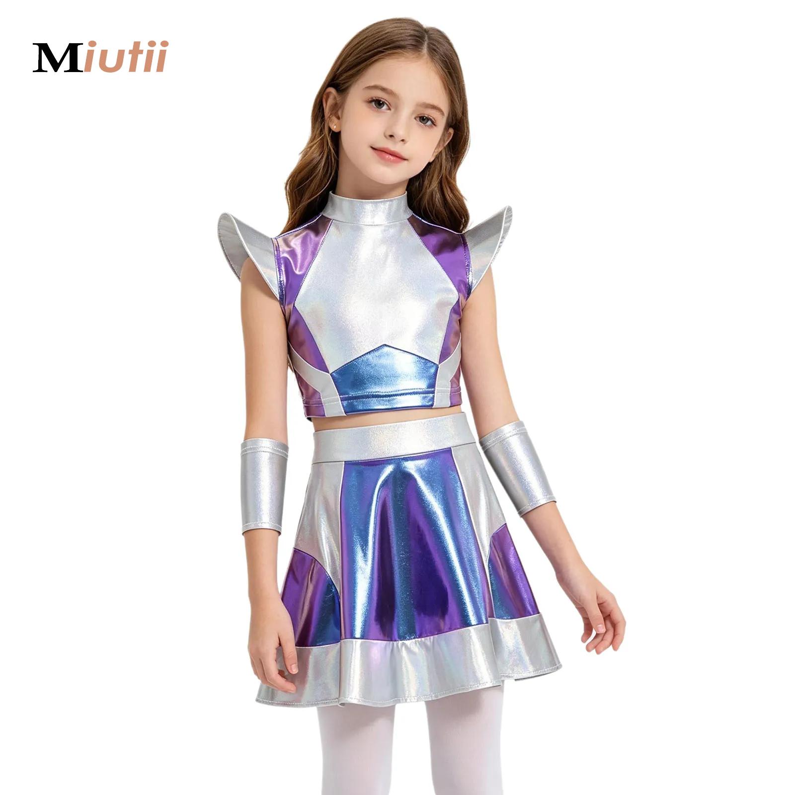 Girls Silver Astronaut Costume - đánh giá và giá Robot Kit