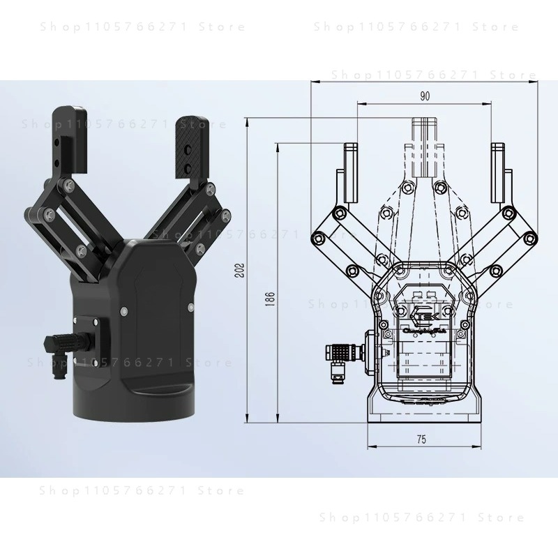 Collaborative Robot Flexible F - đánh giá và giá Robot Gripper Claw
