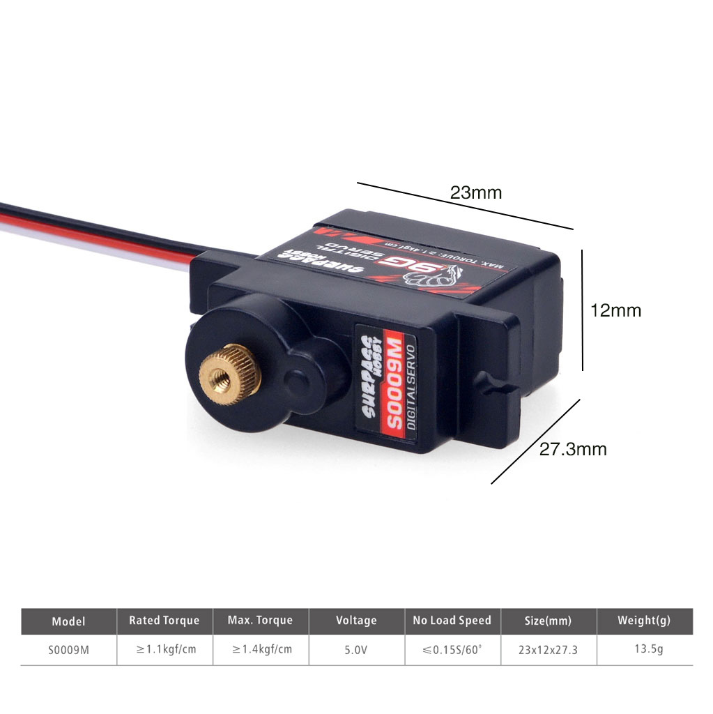 RC Digital Micro Servo 2g 3.7g - đánh giá và giá Micro Servo