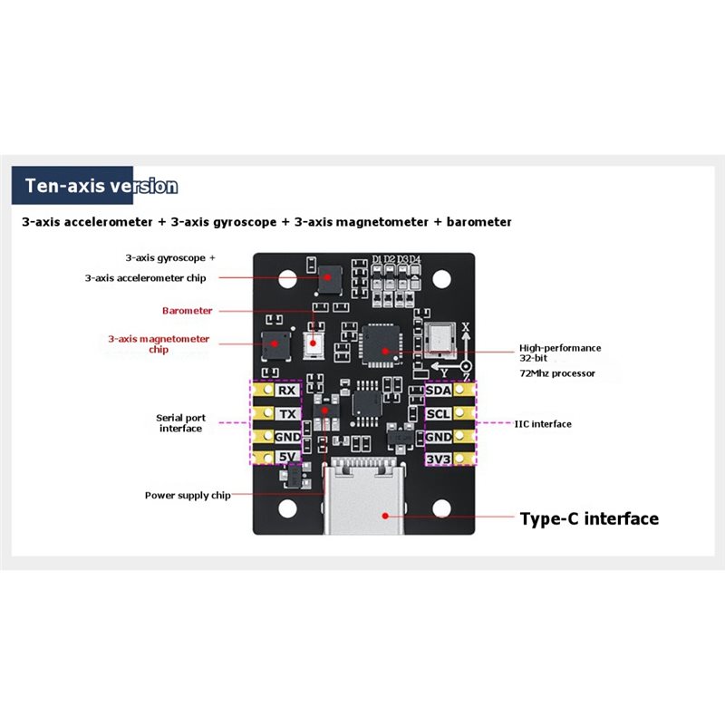 B92B 10-Axis IMU Sensor Module - đánh giá và giá Ros Robot