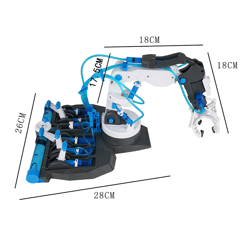 DIY Assembled Hydraulic Mechan - đánh giá và giá Robot Arm Metal