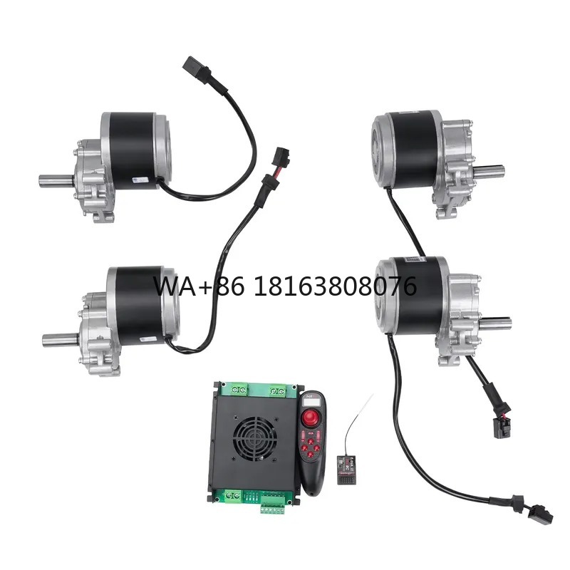4WD Brush Gear Motor Kit 24V 2 - đánh giá và giá Robot Kit