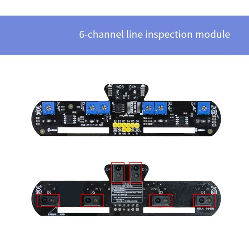 JABS-6-Channel Infrared Tracki - đánh giá và giá Robot Bluetooth Car