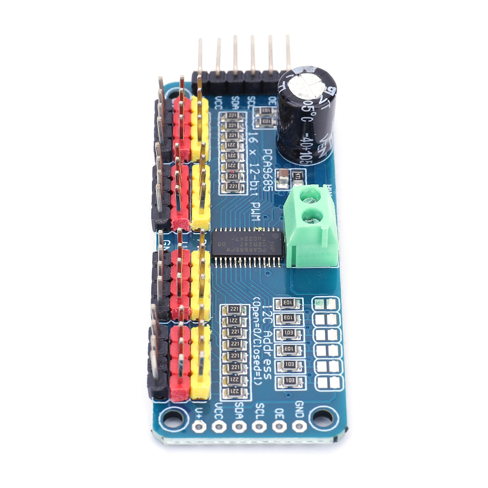 PCA9685 PWM Servo Driver Board - đánh giá và giá Arduino Robot
