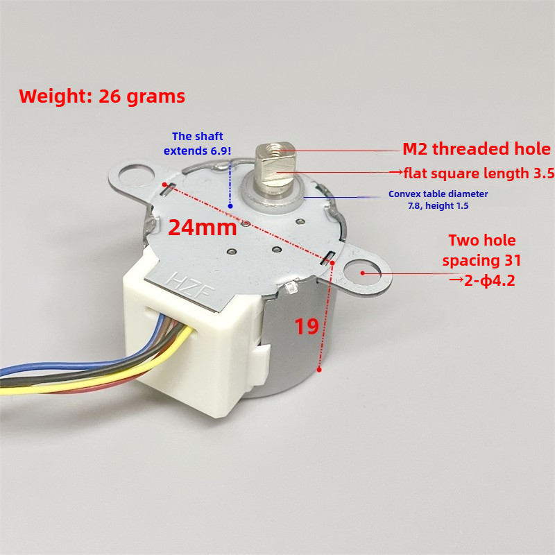24BYJ48  DC 5V Stepper Motor D - đánh giá và giá Geared Motor