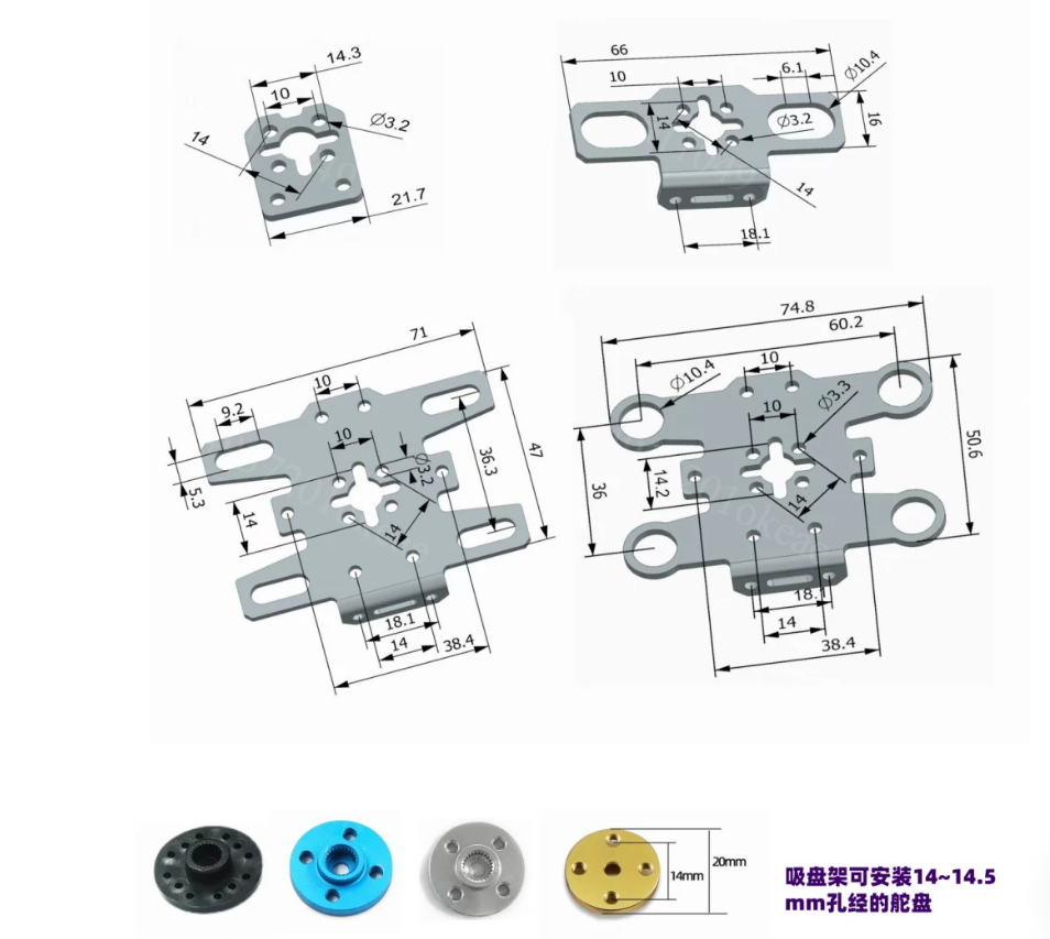 Large Robotic Claw Gripper wit - đánh giá và giá Robot Gripper Claw