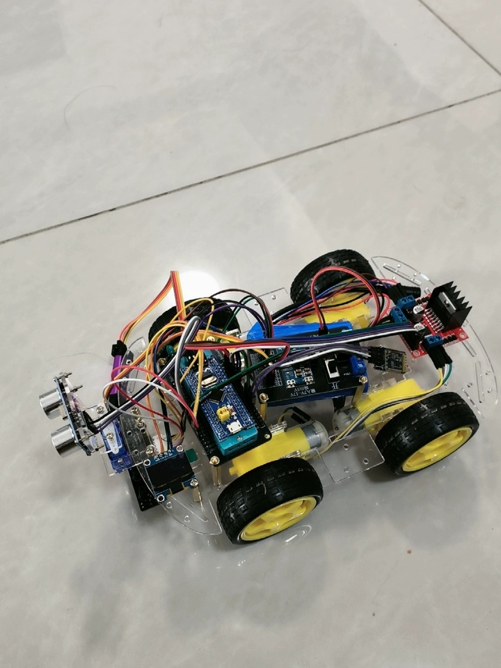 STM32 Intelligent Small Car Tr - đánh giá và giá Robot Bluetooth Car