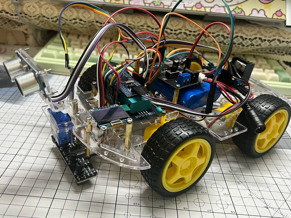 STM32 Intelligent Small Car Tr - đánh giá và giá Robot Bluetooth Car