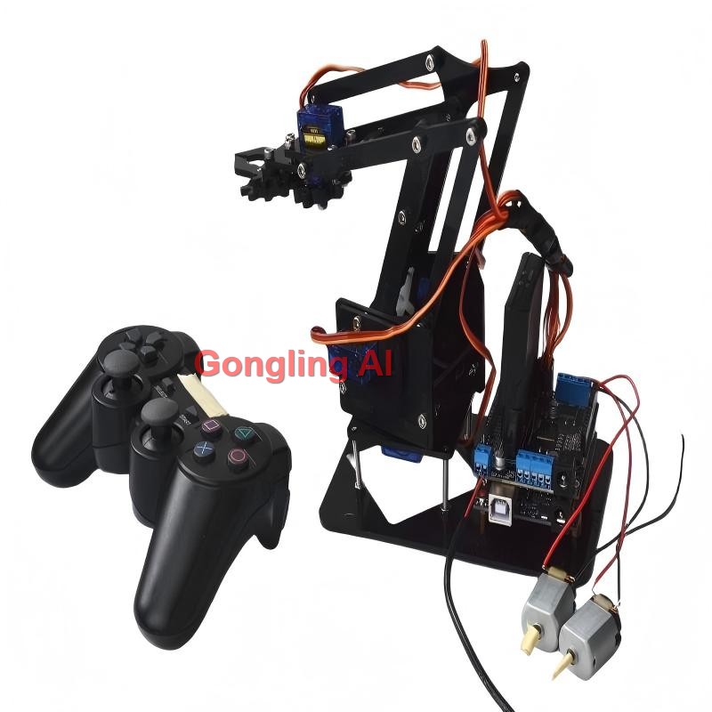 STEM 4 DOF Robot Arm Servo SG9 - đánh giá và giá Robot Arm Metal