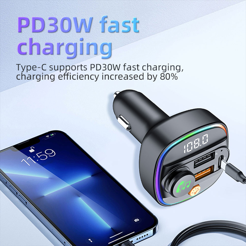 Bluetooth 5.4 FM Transmitter H - đánh giá và giá Robot Bluetooth Car
