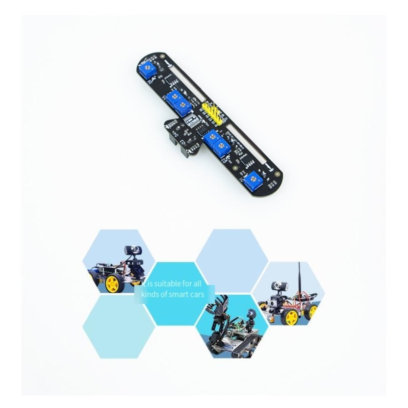 Y43A-6-Channel Infrared Tracki - đánh giá và giá Robot Bluetooth Car
