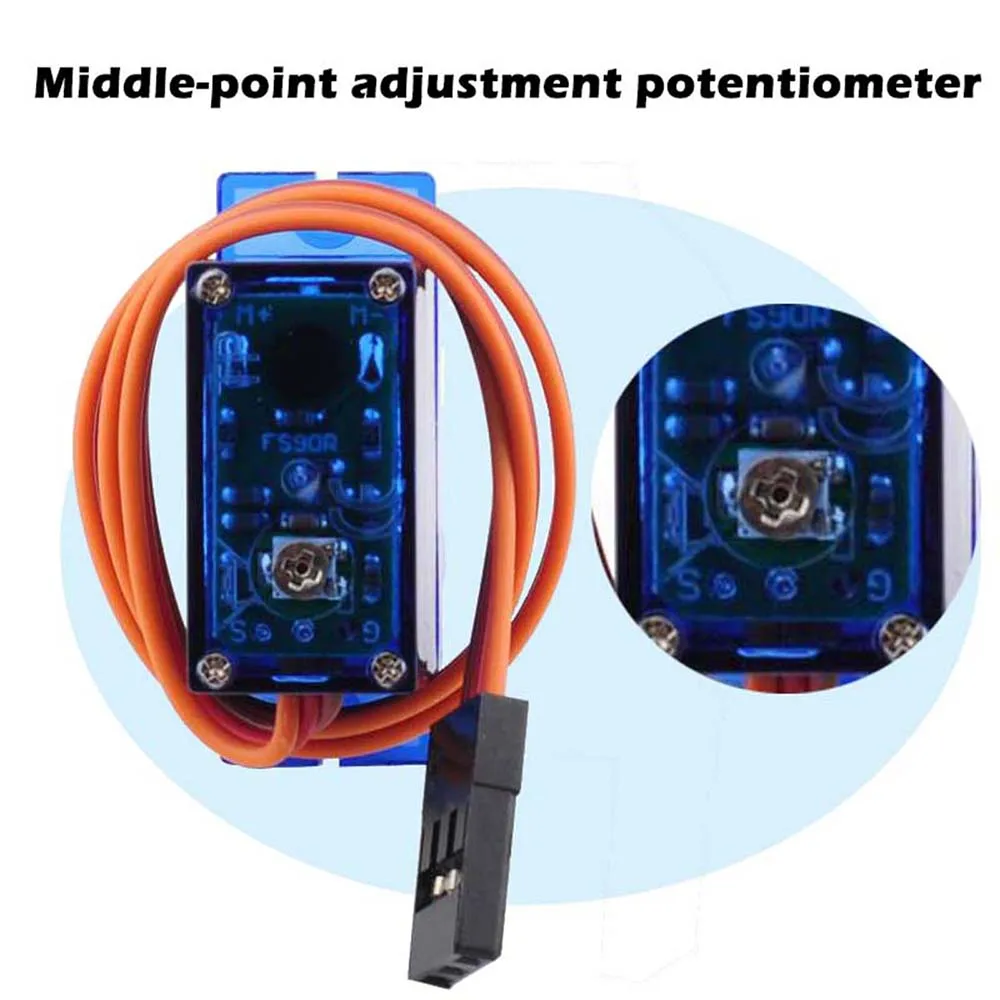 4Sets Feetech FS90R Servo 360  - đánh giá và giá Micro Servo